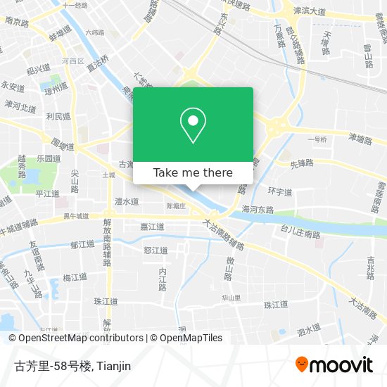 古芳里-58号楼 map