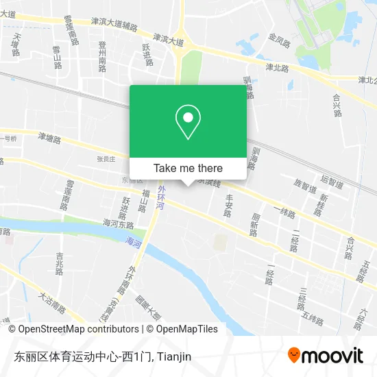 东丽区体育运动中心-西1门 map