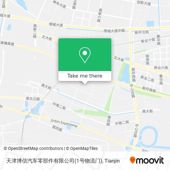 天津博信汽车零部件有限公司(1号物流门) map