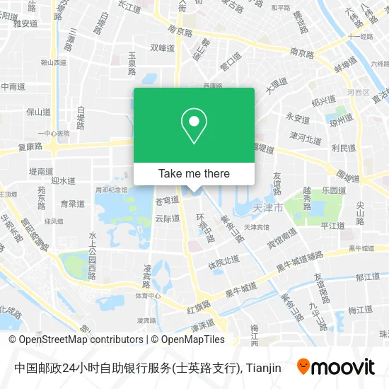 中国邮政24小时自助银行服务(士英路支行) map