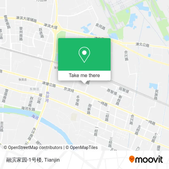 融滨家园-1号楼 map