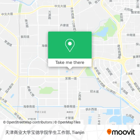 天津商业大学宝德学院学生工作部 map