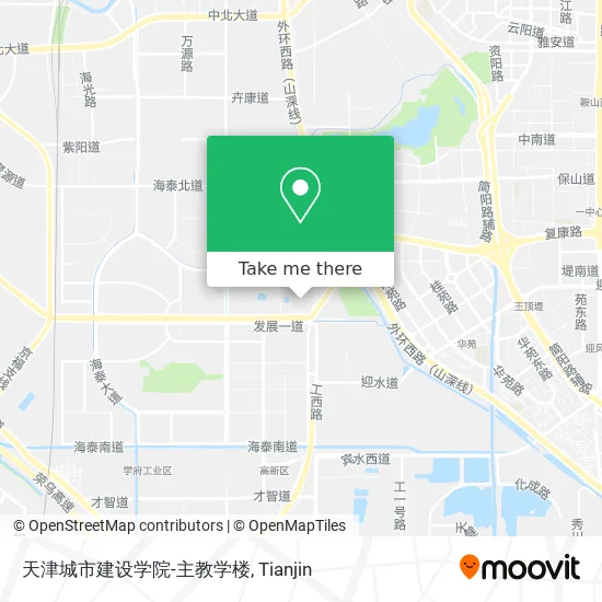 天津城市建设学院-主教学楼 map