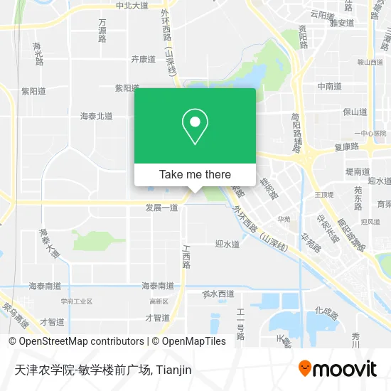 天津农学院-敏学楼前广场 map