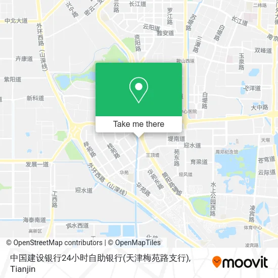 中国建设银行24小时自助银行(天津梅苑路支行) map