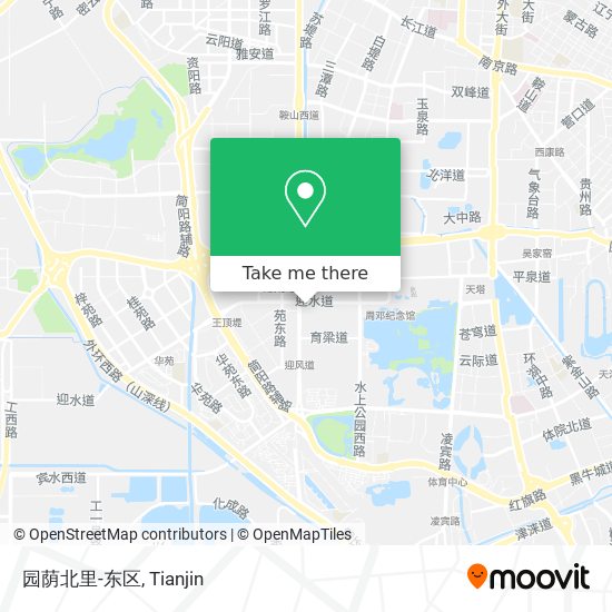 园荫北里-东区 map