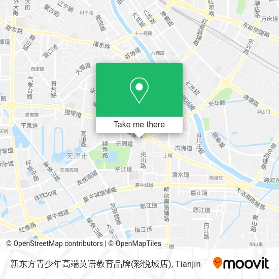 新东方青少年高端英语教育品牌(彩悦城店) map