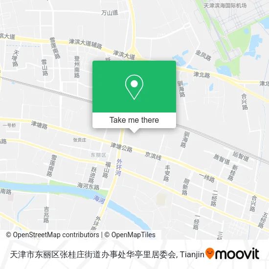 天津市东丽区张桂庄街道办事处华亭里居委会 map