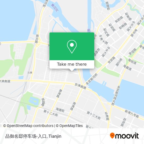 品御名邸停车场-入口 map