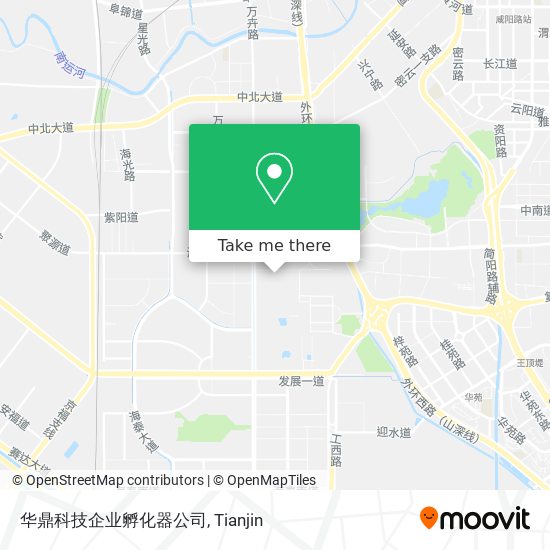 华鼎科技企业孵化器公司 map