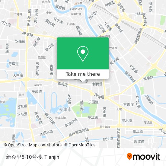 新会里5-10号楼 map