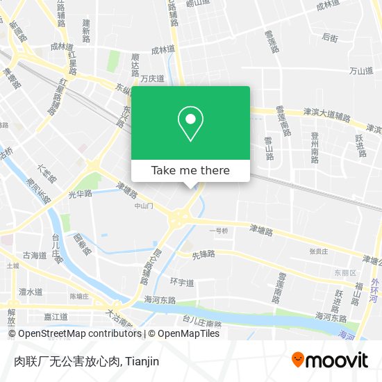 肉联厂无公害放心肉 map