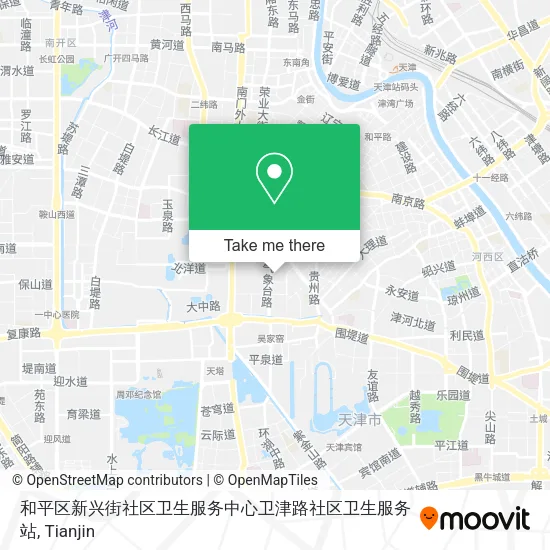 和平区新兴街社区卫生服务中心卫津路社区卫生服务站 map