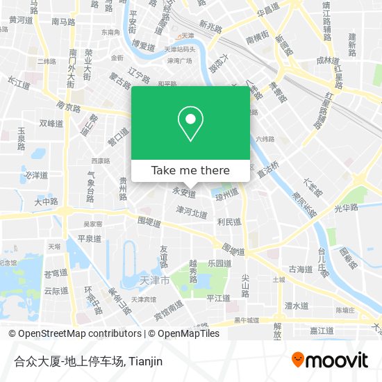 合众大厦-地上停车场 map