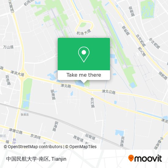 中国民航大学-南区 map