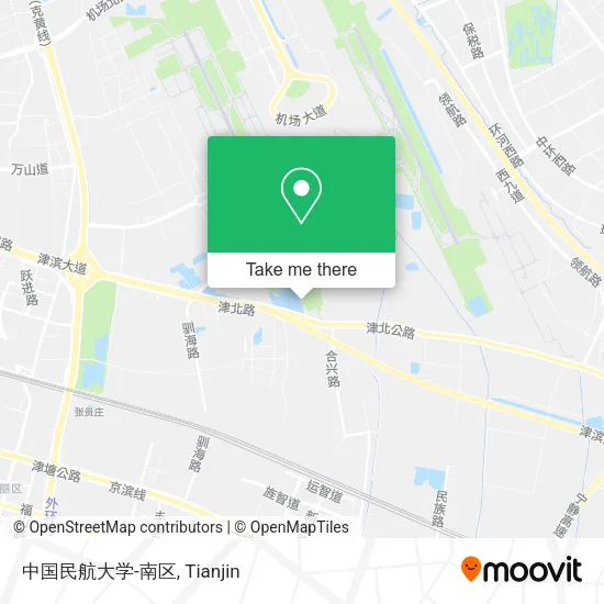 中国民航大学-南区 map