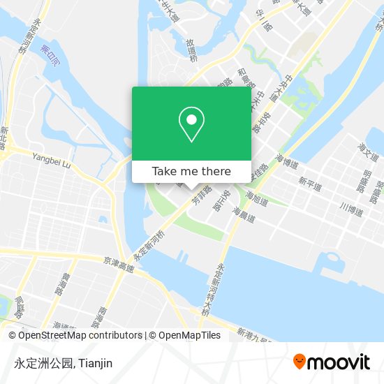 永定洲公园 map