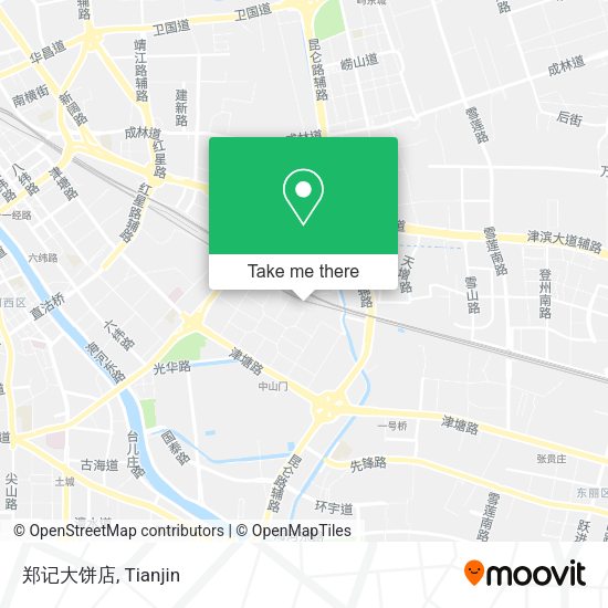 郑记大饼店 map