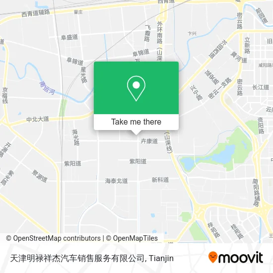 天津明禄祥杰汽车销售服务有限公司 map