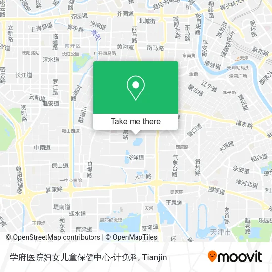 学府医院妇女儿童保健中心-计免科 map