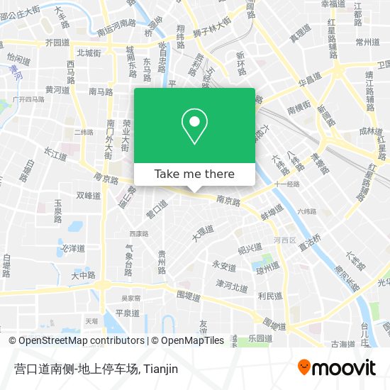 营口道南侧-地上停车场 map
