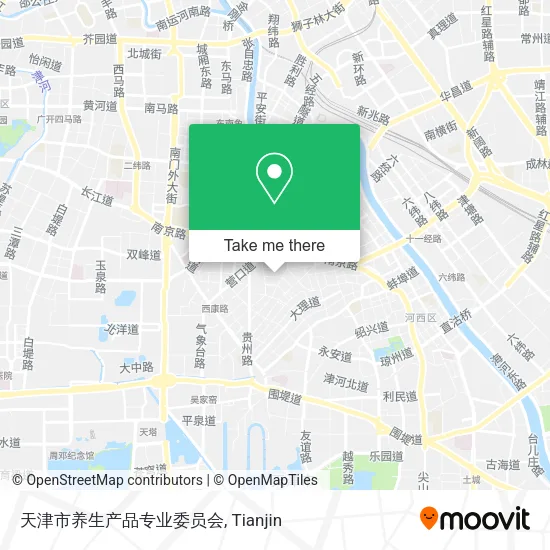 天津市养生产品专业委员会 map