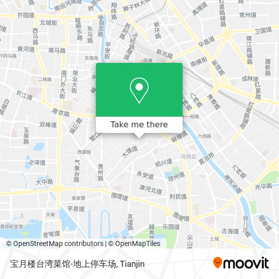 宝月楼台湾菜馆-地上停车场 map