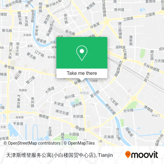 天津斯维登服务公寓(小白楼国贸中心店) map