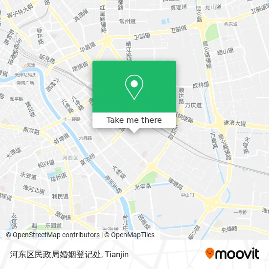 河东区民政局婚姻登记处 map