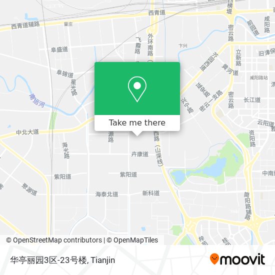 华亭丽园3区-23号楼 map