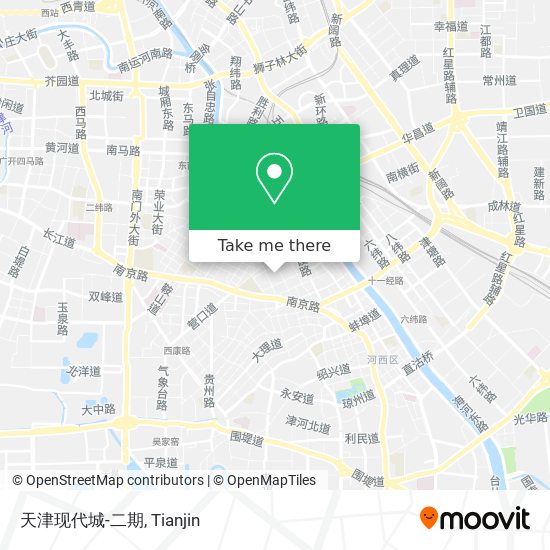 天津现代城-二期 map