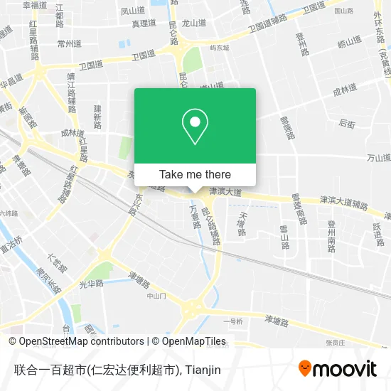 联合一百超市(仁宏达便利超市) map