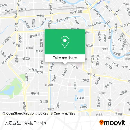 民建西里-1号楼 map