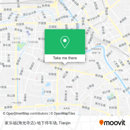 家乐福(海光寺店)-地下停车场 map