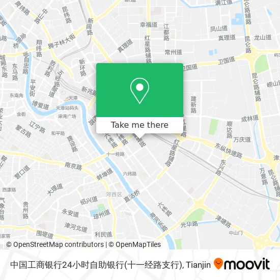 中国工商银行24小时自助银行(十一经路支行) map