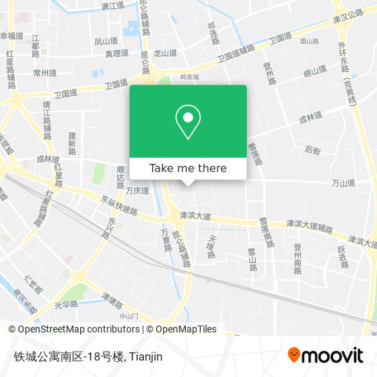 铁城公寓南区-18号楼 map
