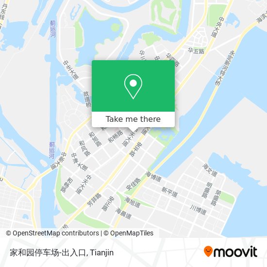 家和园停车场-出入口 map