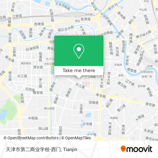 天津市第二商业学校-西门 map