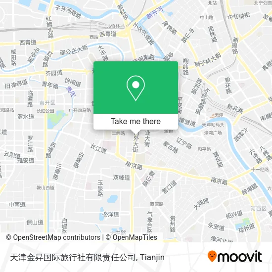 天津金昇国际旅行社有限责任公司 map