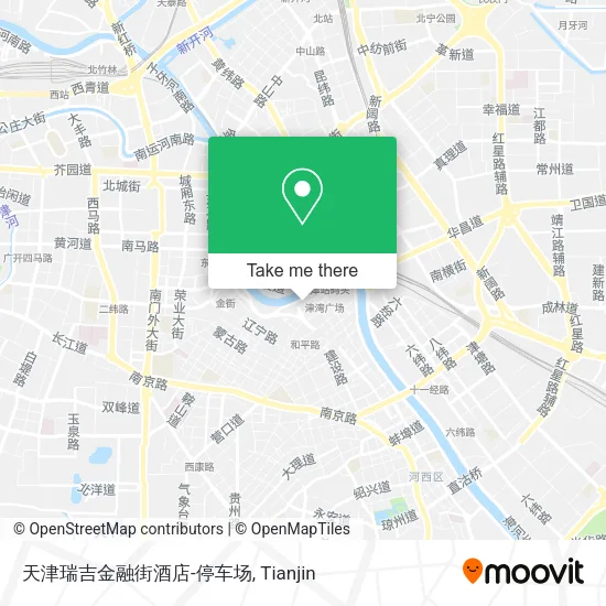 天津瑞吉金融街酒店-停车场 map