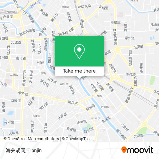 海关胡同 map