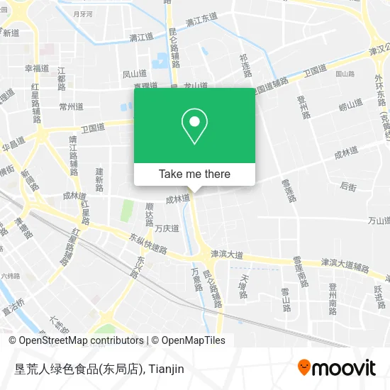 垦荒人绿色食品(东局店) map