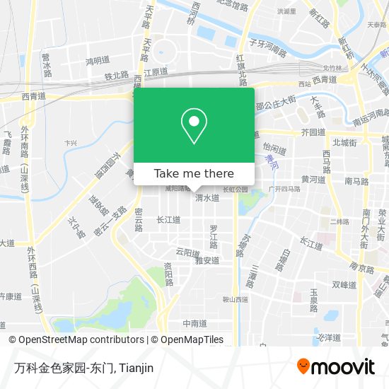 万科金色家园-东门 map