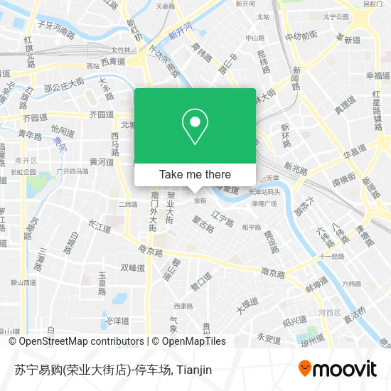苏宁易购(荣业大街店)-停车场 map