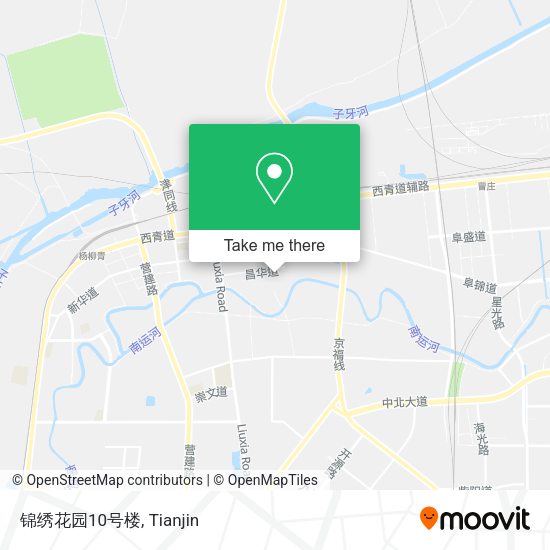 锦绣花园10号楼 map
