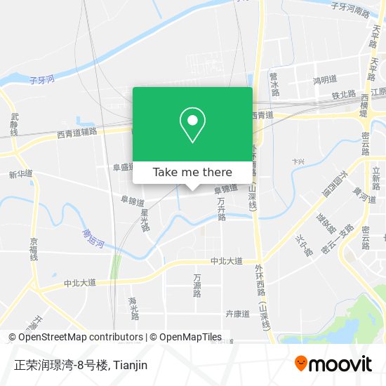 正荣润璟湾-8号楼 map