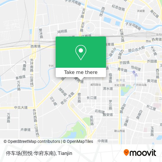 停车场(熙悦·华府东南) map
