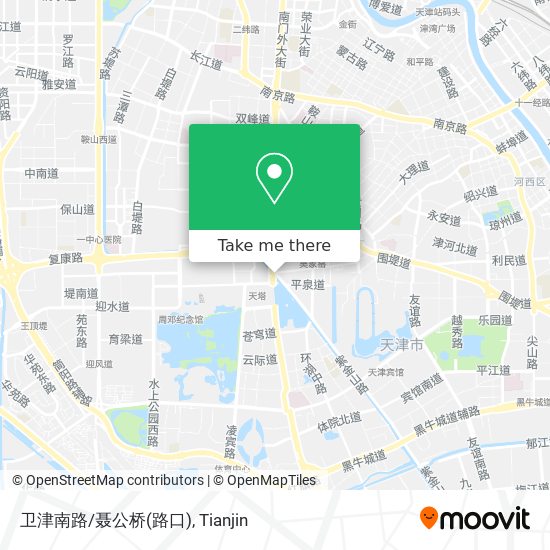 卫津南路/聂公桥(路口) map