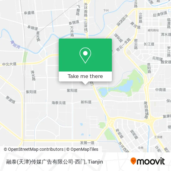 融泰(天津)传媒广告有限公司-西门 map