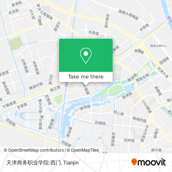 天津商务职业学院-西门 map